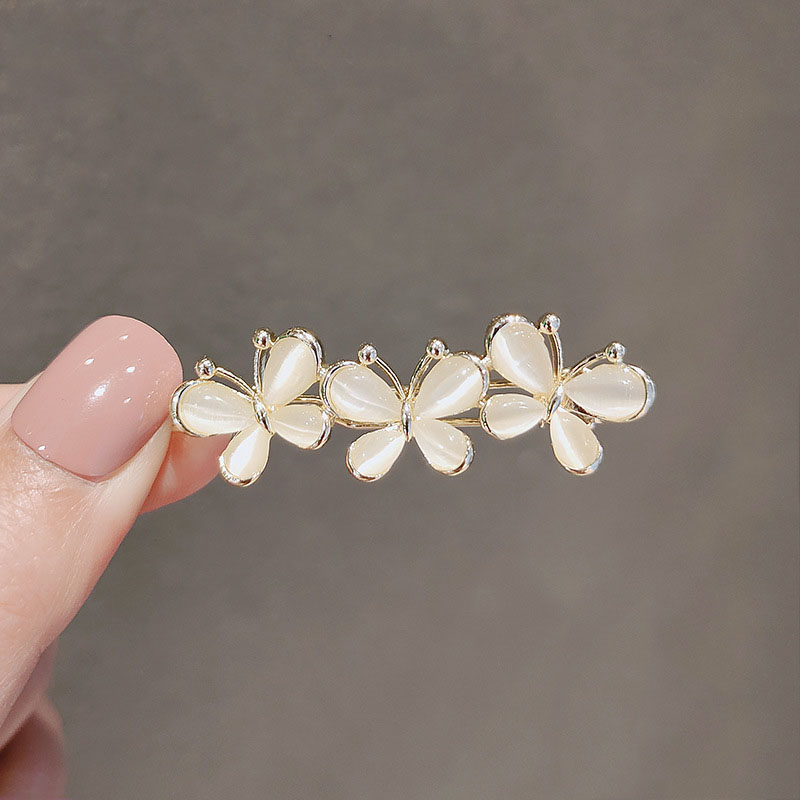 Flower Frog Pin - 진주 머리핀 개구리 버클 헤어 클립