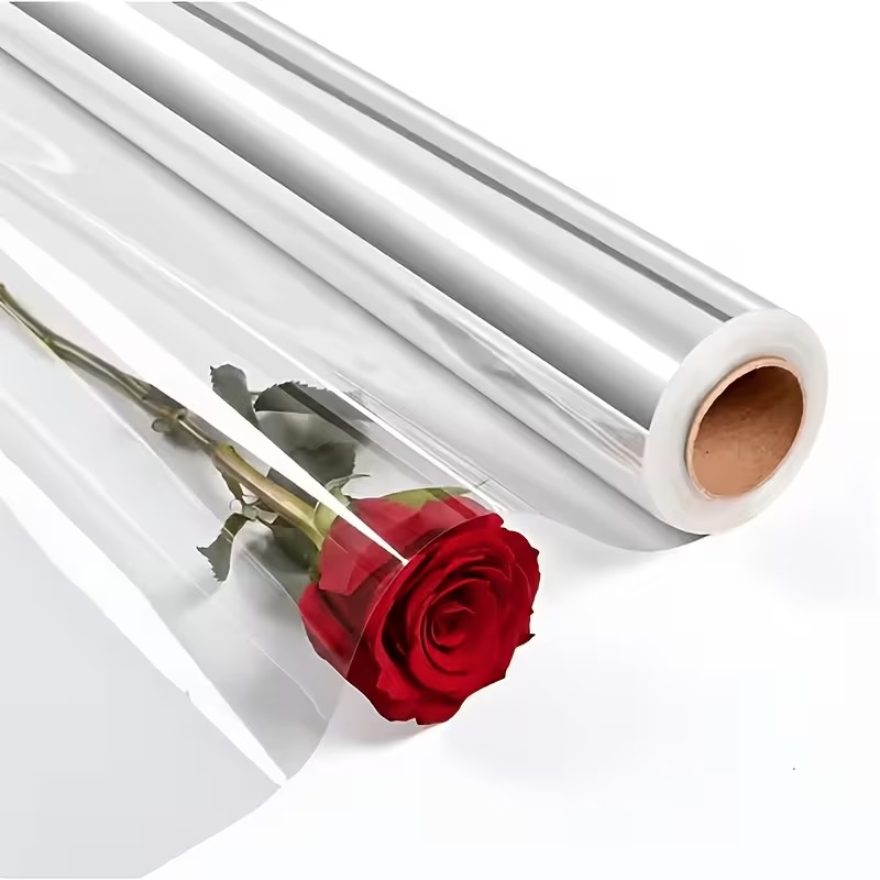 Flower Wrap Kraft - 꽃 포장지 투명 필름 포장 롤