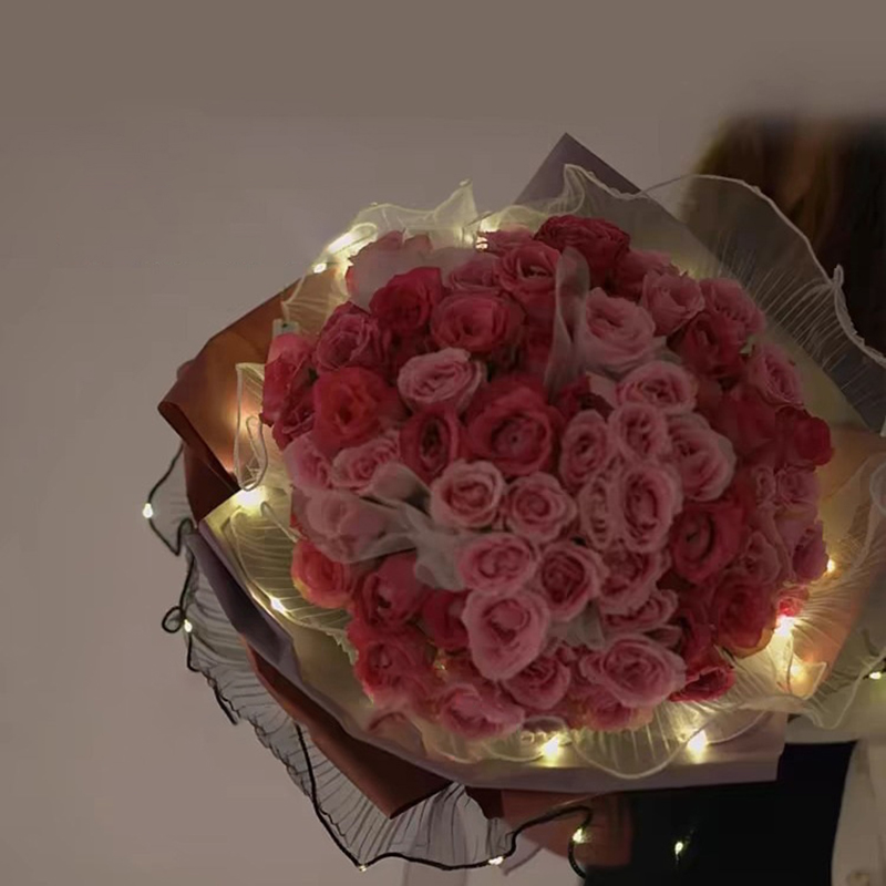 1Pcs LED 꽃 포장지 조명 레이스 메쉬 웨이브 원 - Flower Wrap Kraft 리뷰 및 가격