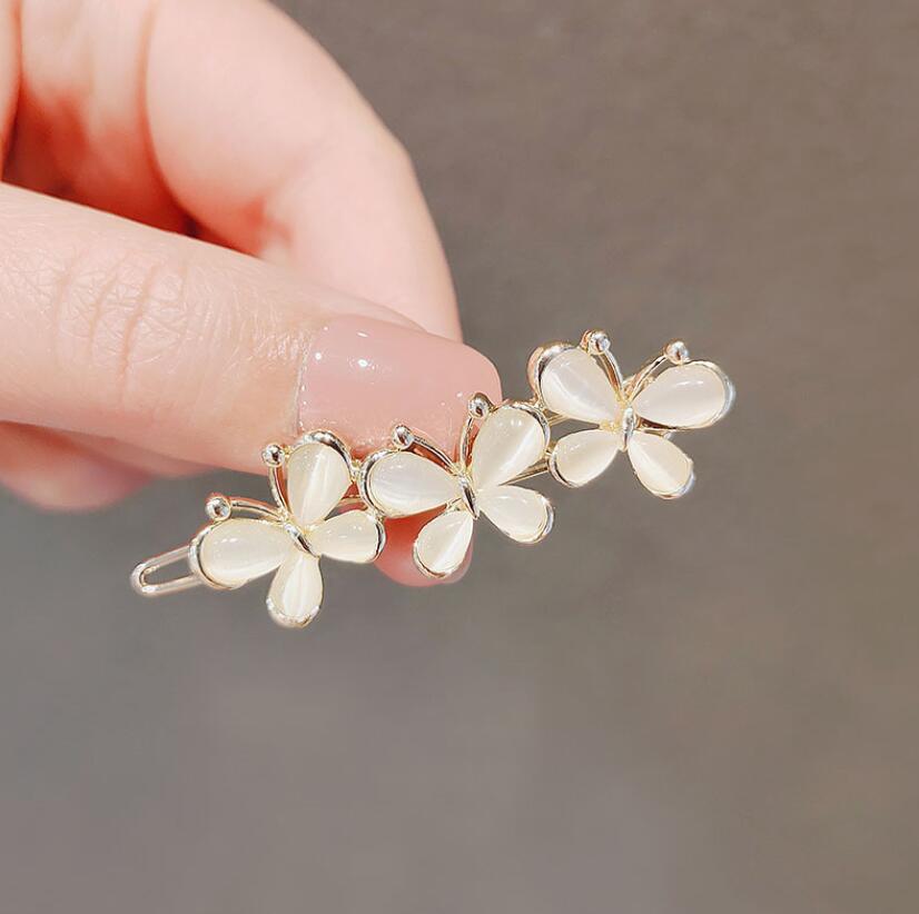 진주 머리핀 개구리 버클 헤어 클립 크리스탈 오팔 나비 - Flower Frog Pin 리뷰 및 가격