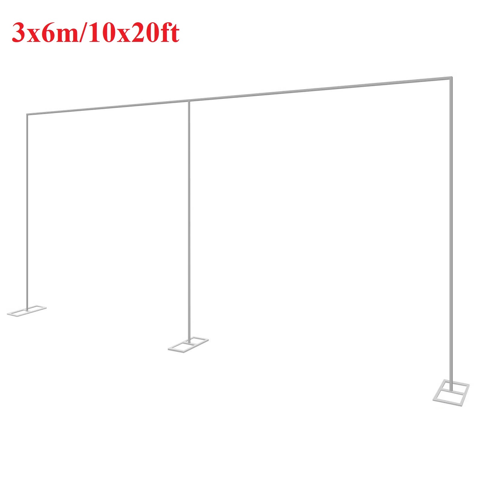 3x6m/10x20ft 금속 웨딩 아치 스탠드 헤비 듀 - Florist Supp 리뷰 및 가격